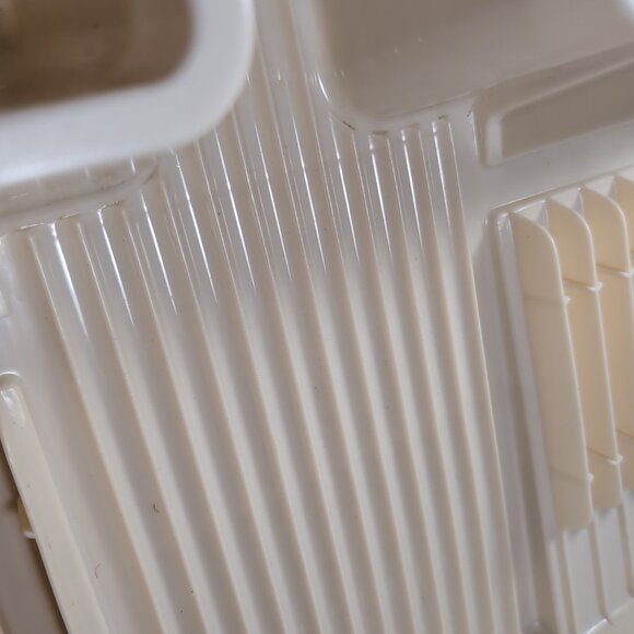 Rubbermaid Space-Saver Drainer 6054 Vintage 1988 Dish Drying Rack Almond Beige - Picture 8 of 14